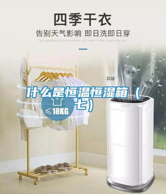 什么是恒溫恒濕箱(七)
