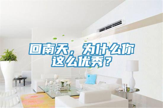 回南天,為什么你這么優秀?