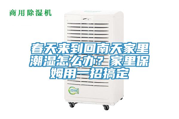 春天來到回南天家里潮濕怎么辦?家里保姆用一招搞定