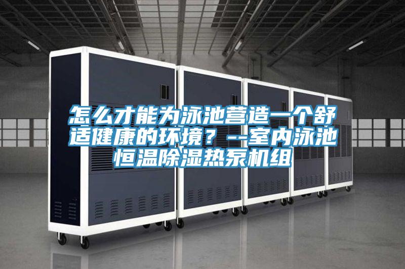 怎么才能為泳池營造一個舒適健康的環境？--室內泳池恒溫除濕熱泵機組