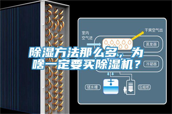 除濕方法那么多，為啥一定要買除濕機？