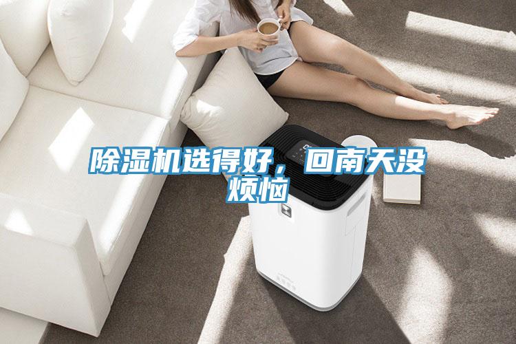 除濕機選得好，回南天沒煩惱