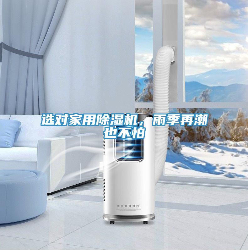 選對家用除濕機,雨季再潮也不怕