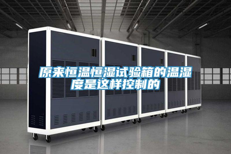 原來恒溫恒濕試驗箱的溫濕度是這樣控制的