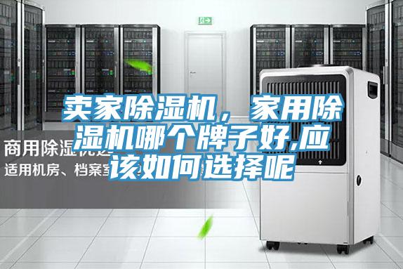 賣家除濕機，家用除濕機哪個牌子好,應該如何選擇呢