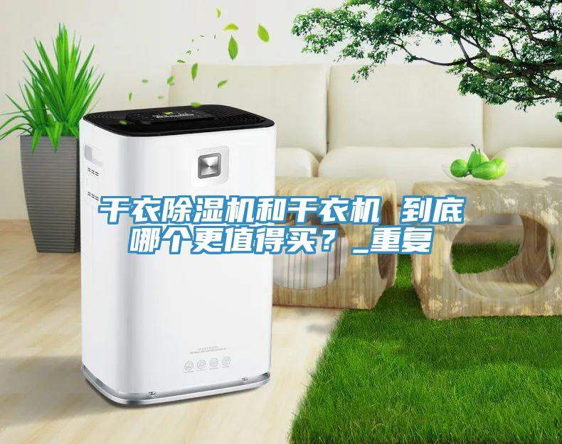干衣除濕機和干衣機 到底哪個更值得買？_重復(fù)