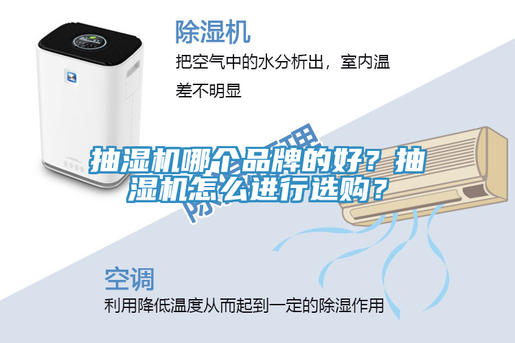 抽濕機哪個品牌的好?抽濕機怎么進行選購?