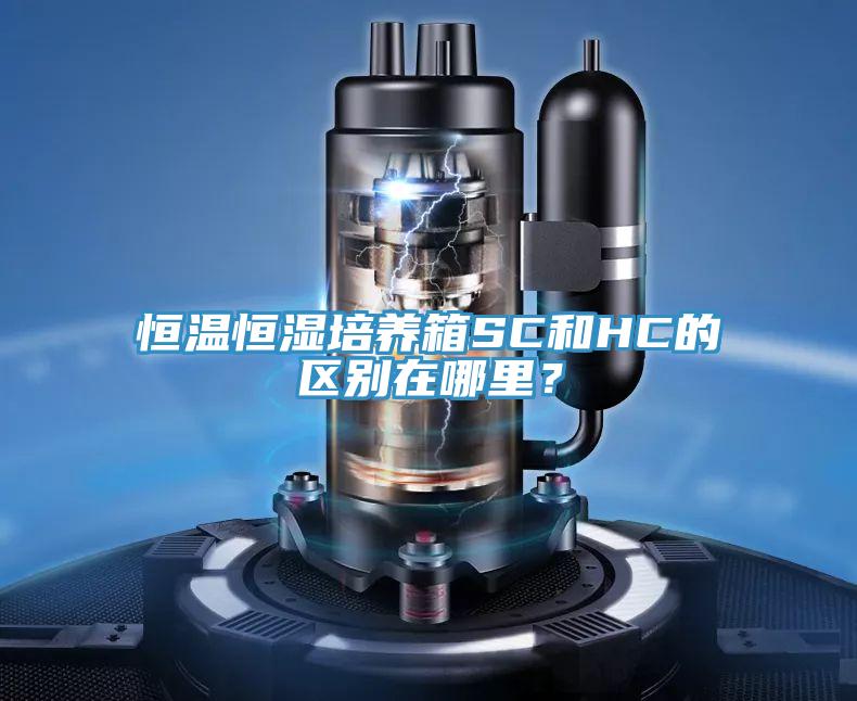 恒溫恒濕培養(yǎng)箱SC和HC的區(qū)別在哪里？