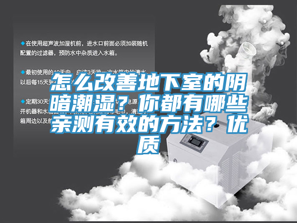 怎么改善地下室的陰暗潮濕？你都有哪些親測有效的方法？優質