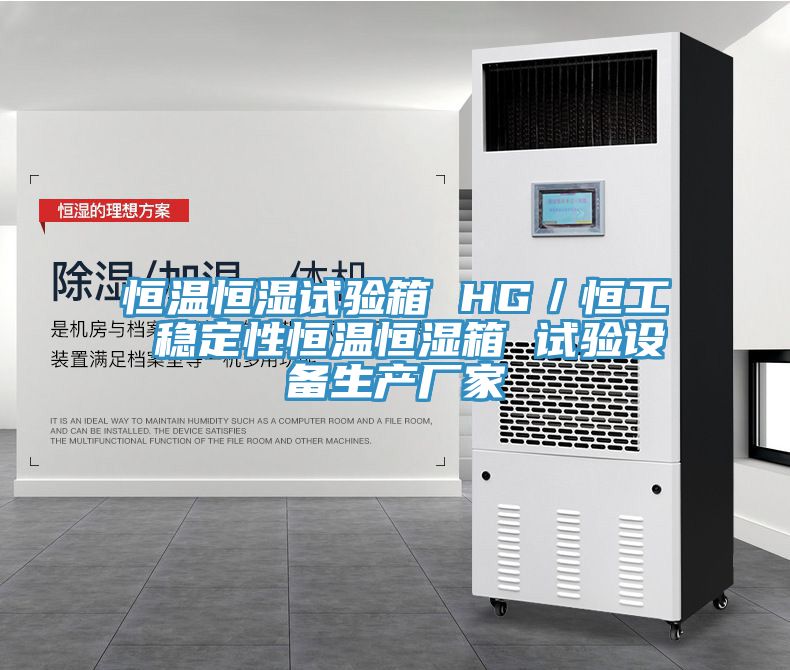 恒溫恒濕試驗箱 HG／恒工 穩(wěn)定性恒溫恒濕箱 試驗設備生產廠家