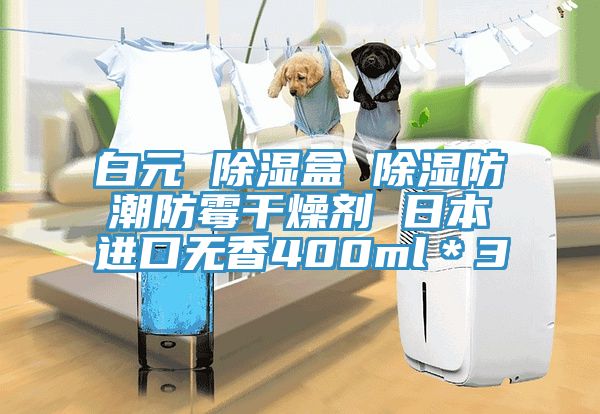 白元 除濕盒 除濕防潮防霉干燥劑 日本進口無香400ml*3