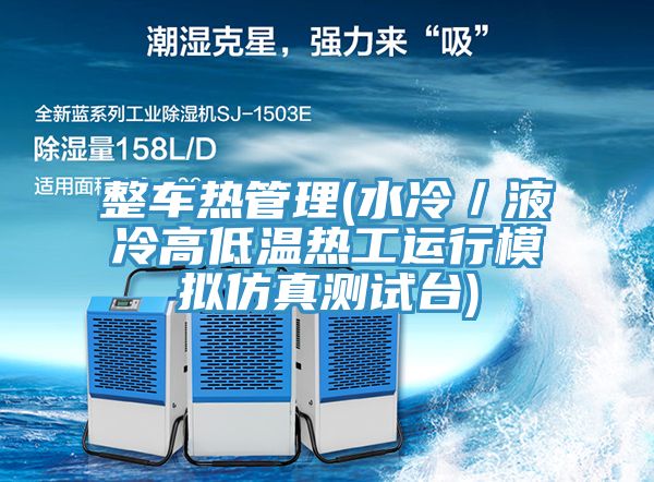 整車熱管理(水冷/液冷高低溫熱工運行模擬仿真測試臺)