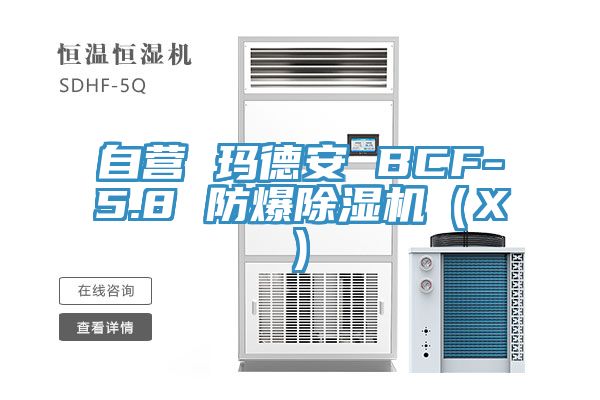 自營 瑪德安 BCF-5.8 防爆除濕機(X)