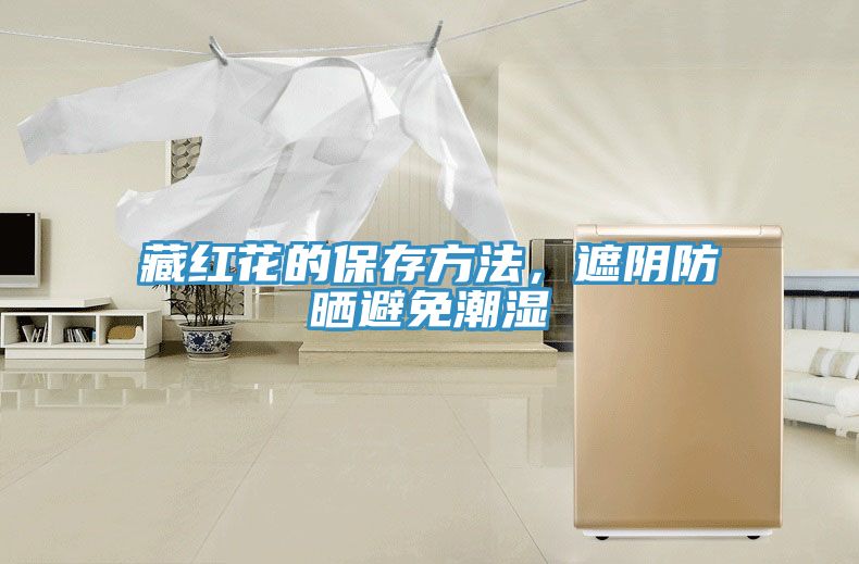 藏紅花的保存方法，遮陰防曬避免潮濕