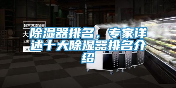 除濕器排名，專(zhuān)家詳述十大除濕器排名介紹