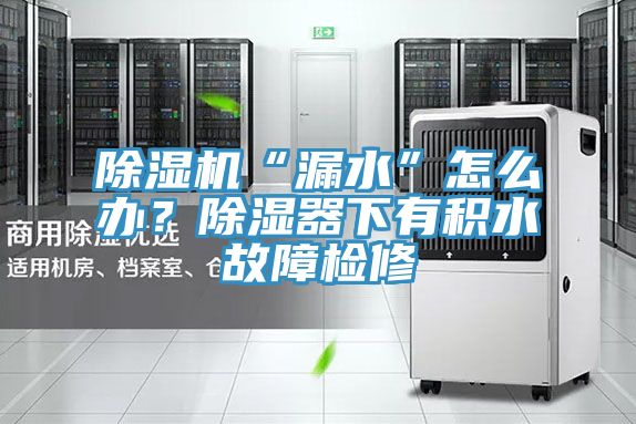 除濕機“漏水”怎么辦？除濕器下有積水故障檢修