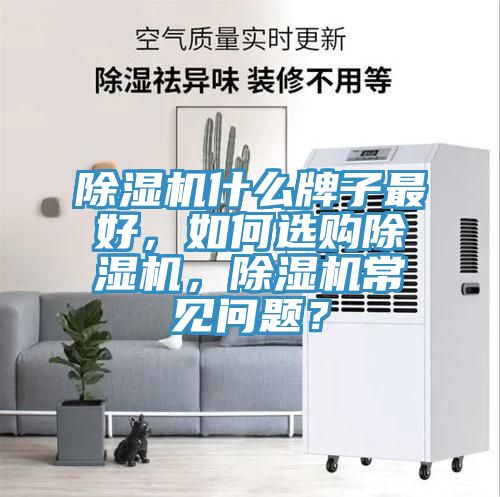 除濕機什么牌子最好，如何選購除濕機，除濕機常見問題？