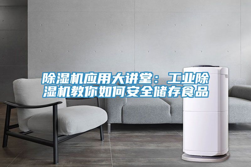 除濕機應用大講堂:工業除濕機教你如何安全儲存食品