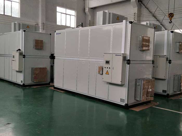 濟南銘威化工鋰電池鈷酸鋰零下40℃露點，三臺全新風轉輪除濕機組